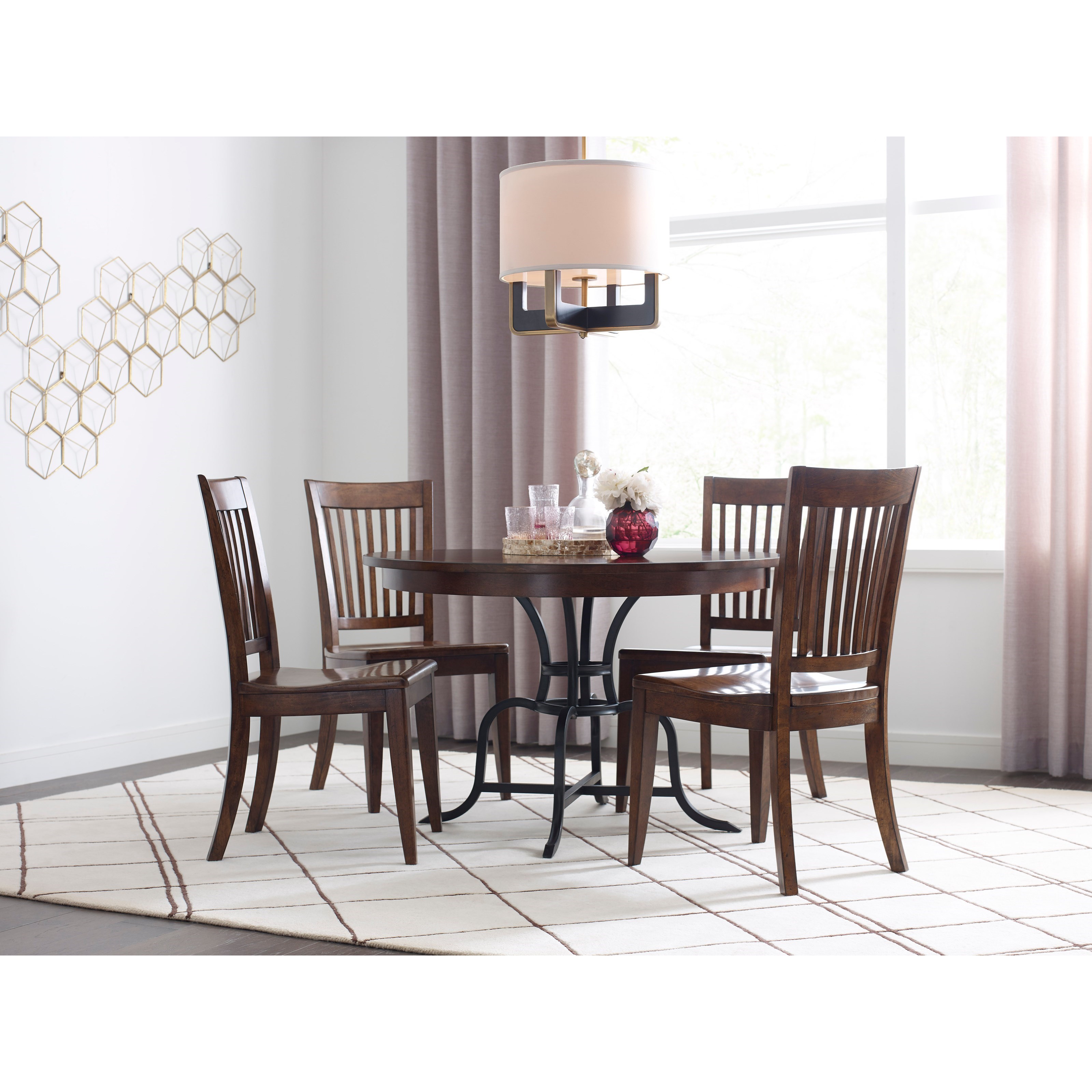 Kincaid Furniture The Nook 44" Round Solid Wood Dining Table with